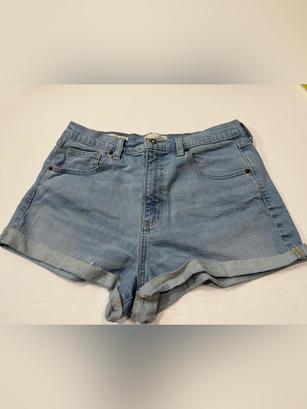 Universal Thread Light Blue Cuffed Denim Shorts